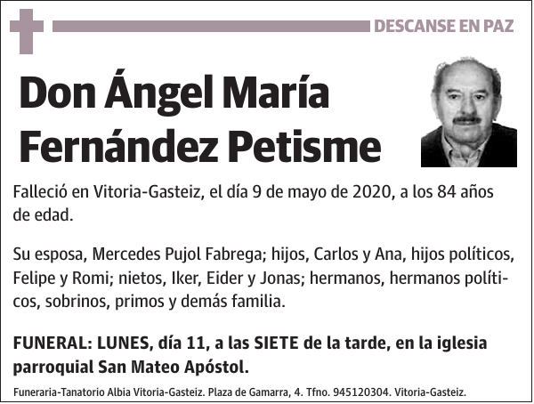 Ángel María Fernández Petisme