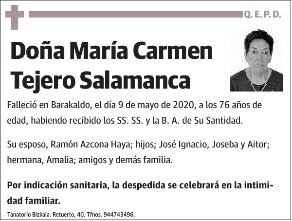 María Carmen Tejero Salamanca