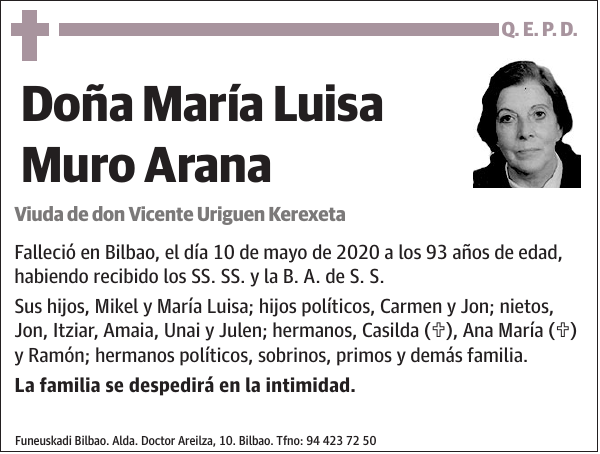 María Luisa Muro Arana