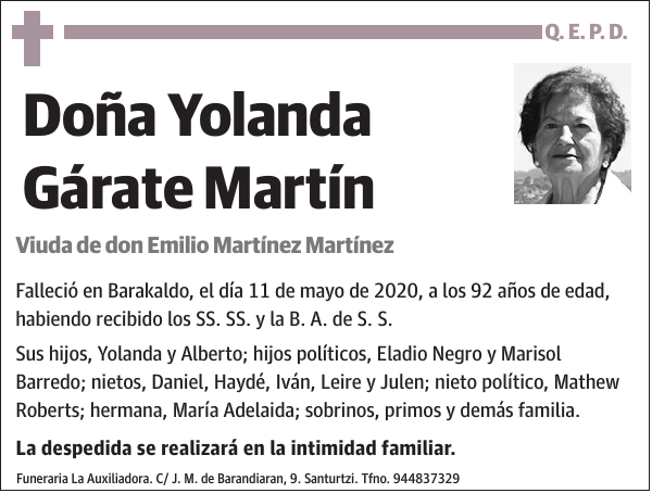 Yolanda Gárate Martín