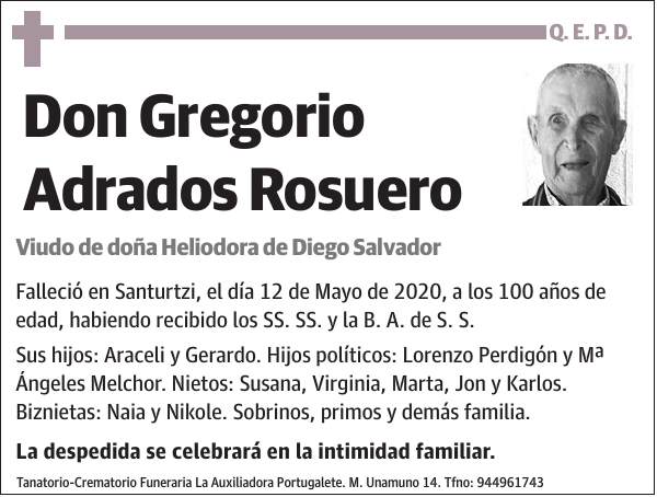 Gregorio Adrados Rosuero