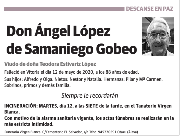 Ángel López de Samaniego Gobeo