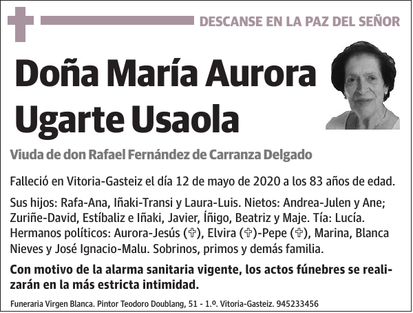 María Aurora Ugarte Usaola