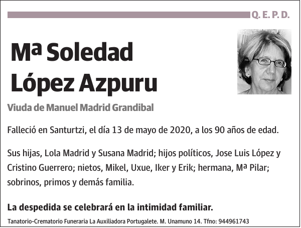 Mª Soledad López Azpuru