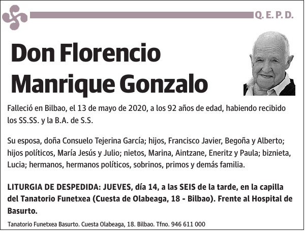 Florencio Manrique Gonzalo