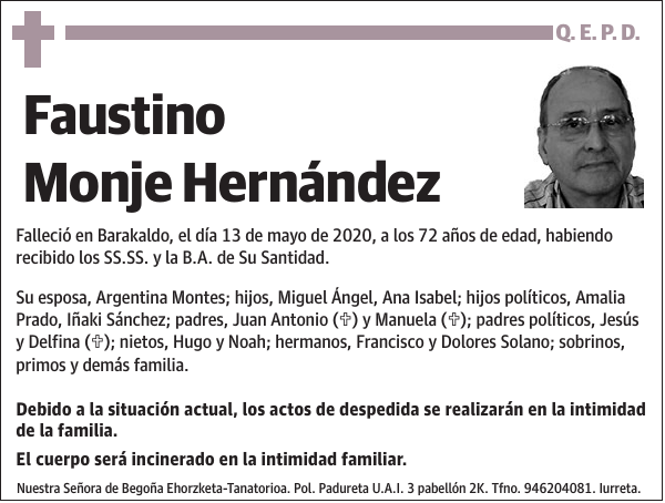 Faustino Monje Hernández