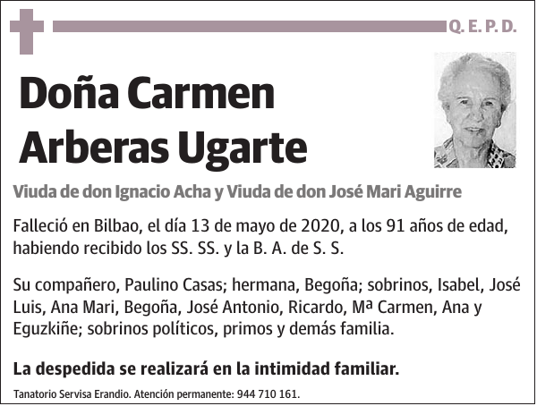 Carmen Arberas Ugarte