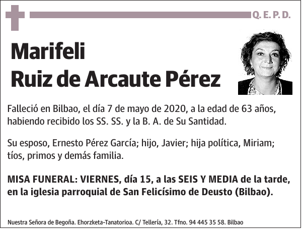 Marifeli Ruiz de Arcaute Pérez