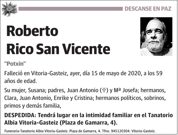 Roberto Rico San Vicente