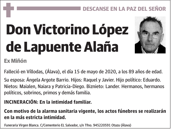 Victorino López de Lapuente Alaña