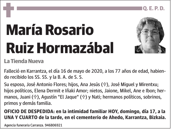 María Rosario Ruiz Hormazábal