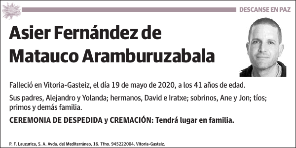 Asier Fernández de Matauco Aramburuzabala