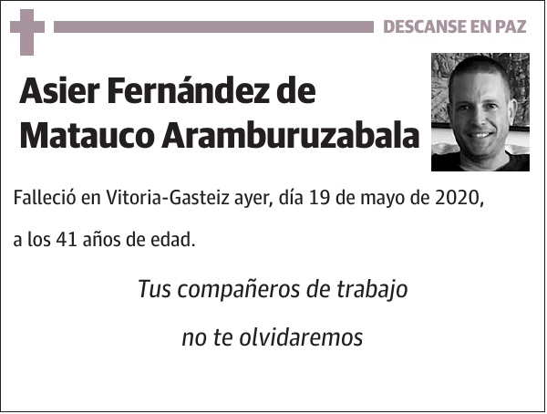 Asier Fernández de Matauco Aramburuzabala