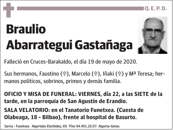 Braulio Abarrategui Gastañaga