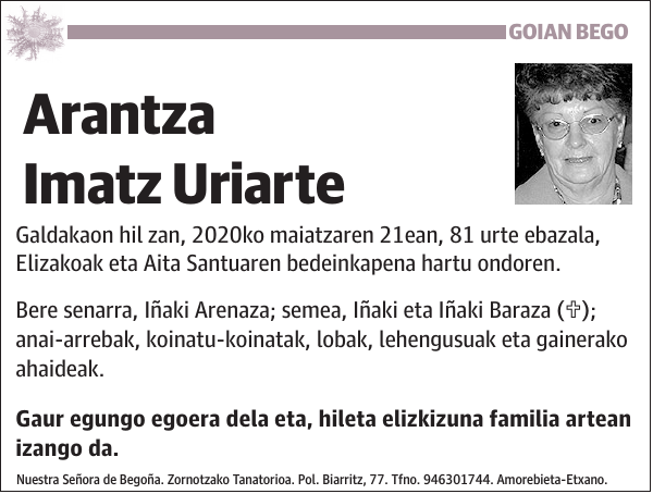 Arantza Imatz Uriarte