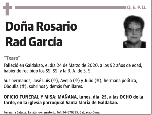 Rosario Rad García