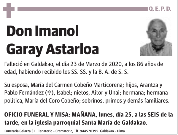 Imanol Garay Astarloa