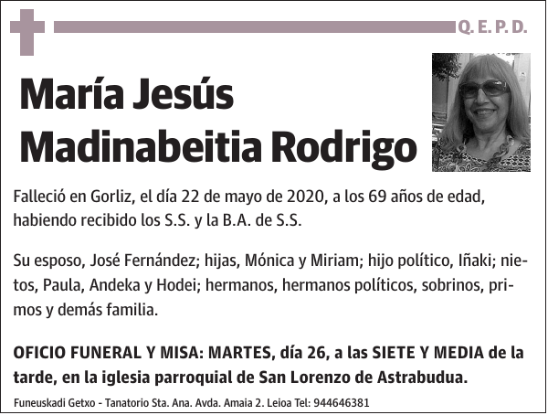 María Jesús Madinabeitia Rodrigo