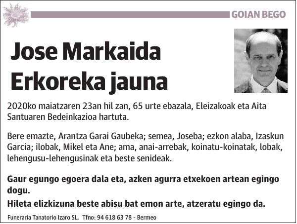 Jose Markaida Erkoreka