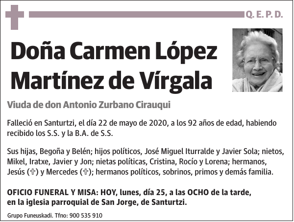 Carmen López Martínez de Vírgala