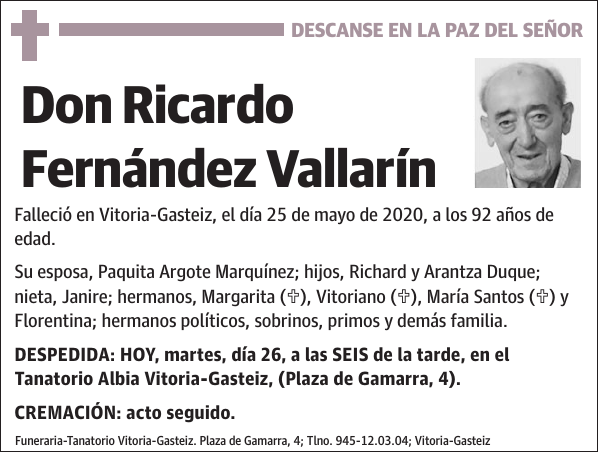 Ricardo Fernández Vallarín