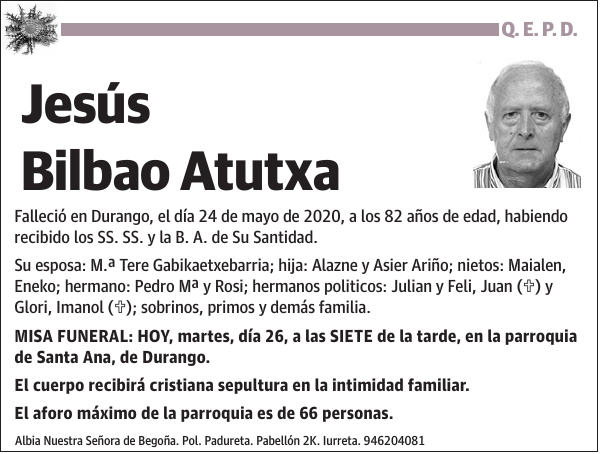 Jesús Bilbao Atutxa