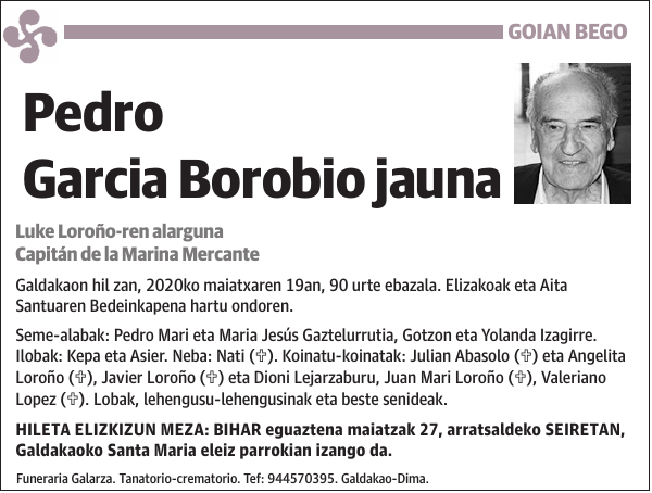 Pedro Garcia Borobio