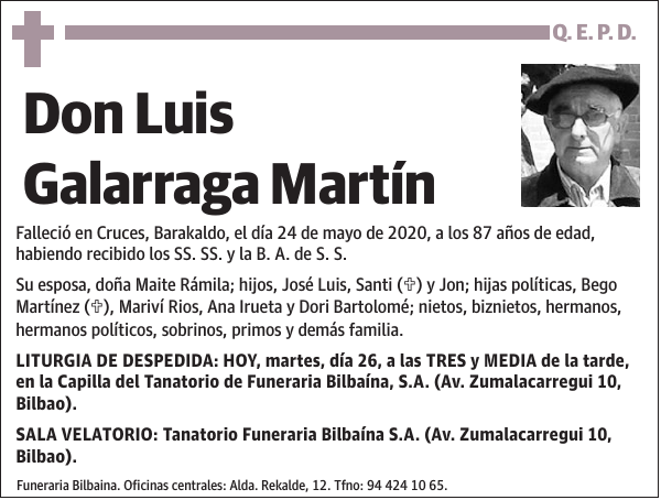 Luis Galarraga Martín