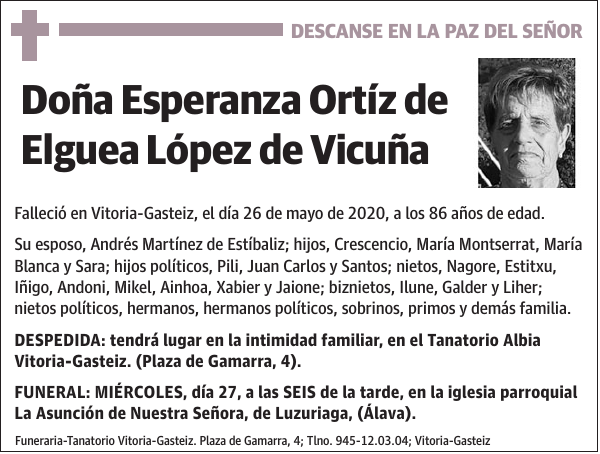 Esperanza Ortíz de Elguea López de Vicuña