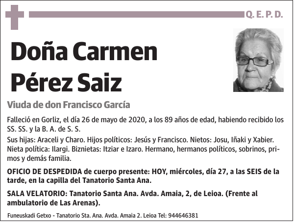 Carmen Pérez Saiz