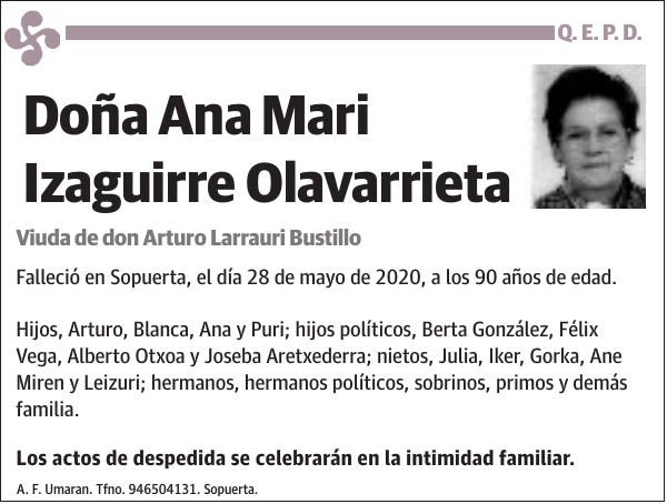 Ana Mari Izaguirre Olavarrieta