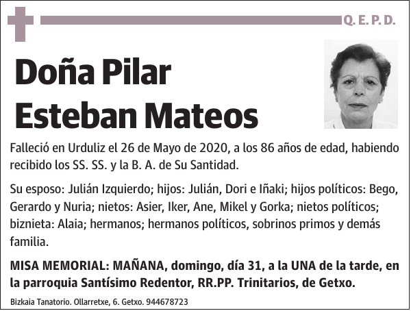 Pilar Esteban Mateos