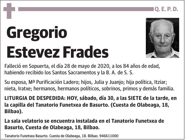 Gregorio Estevez Frades