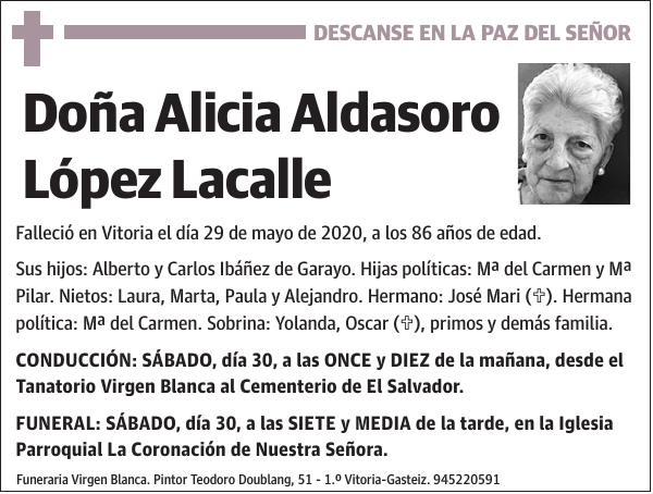 Alicia Aldasoro López Lacalle