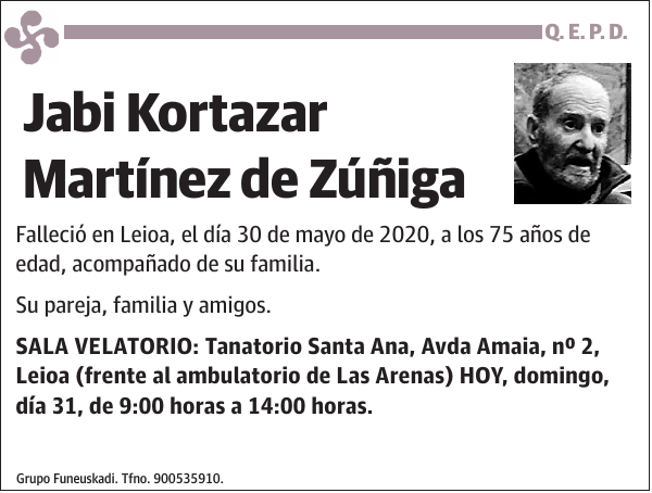 Jabi Kortazar Martínez de Zúñiga