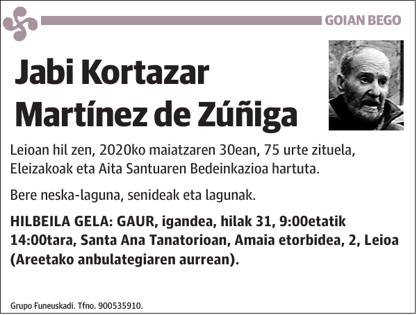 Jabi Kortazar Martínez de Zúñiga