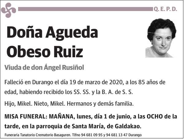 Agueda Obeso Ruiz