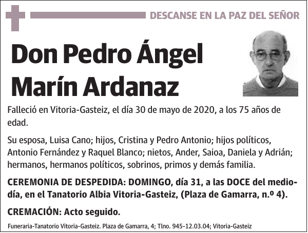 Pedro Ángel Marín Ardanaz