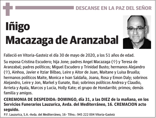 Iñigo Macazaga de Aranzabal