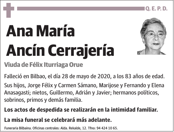 Ana María Ancín Cerrajería