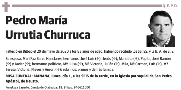 Pedro María Urrutia Churruca