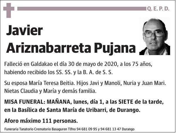 Javier Ariznabarreta Pujana