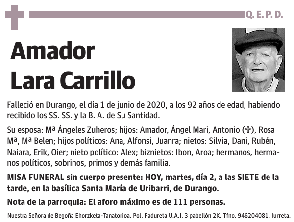 Amador Lara Carrillo