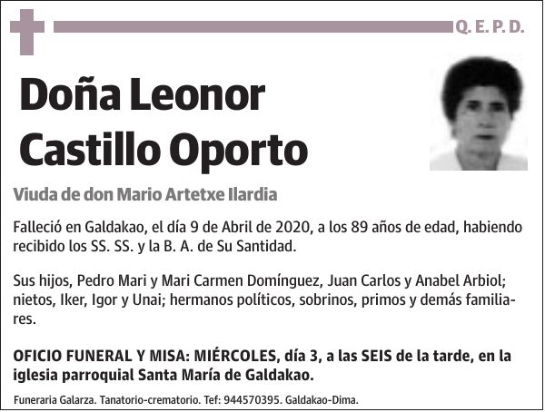 Leonor Castillo Oporto