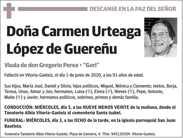 Carmen Urteaga López de Guereñu