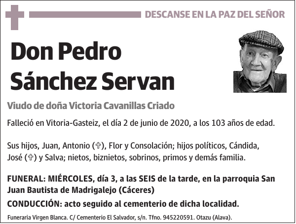 Pedro Sánchez Servan