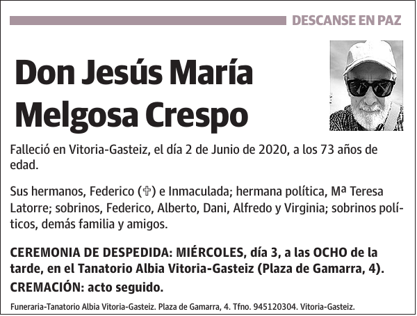 Jesús María Melgosa Crespo