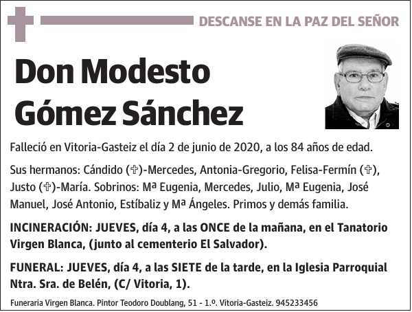 Modesto Gómez Sánchez