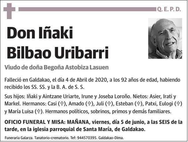 Iñaki Bilbao Uribarri