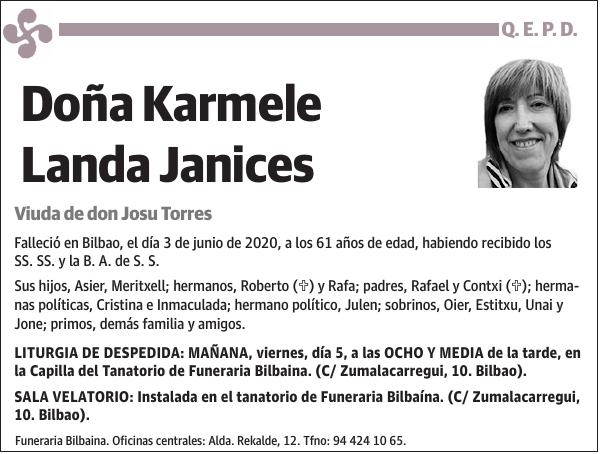 Karmele Landa Janices